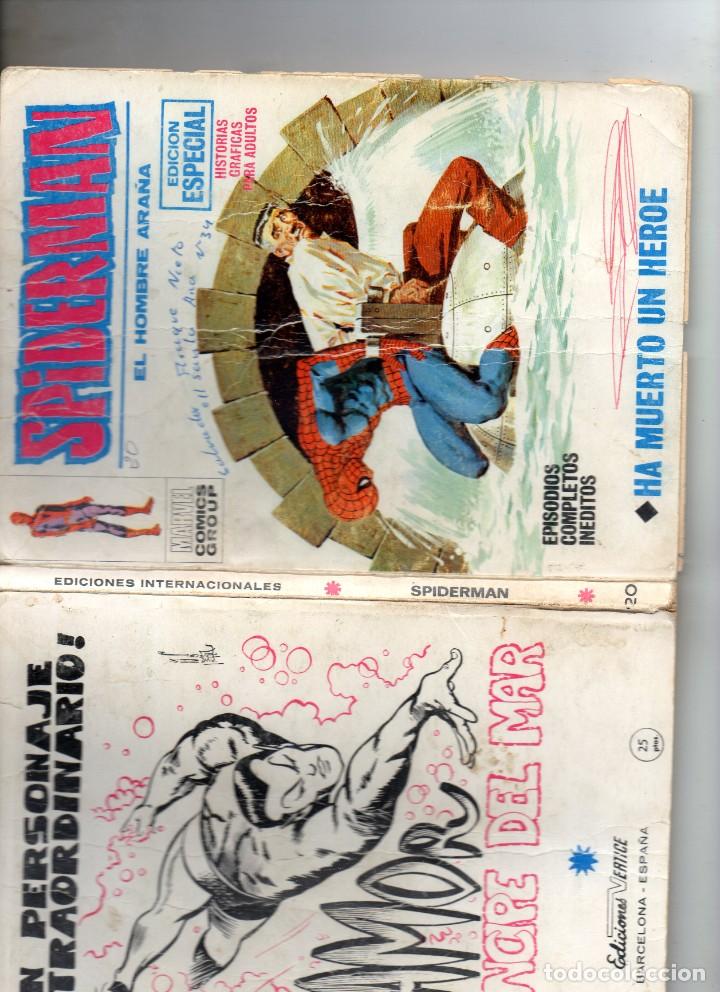 C&oacute;mics: COMIC VERTICE 1971 SPIDERMAN VOL1 N&ordm; 20 (LEER) - Foto 3