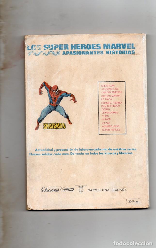 C&oacute;mics: COMIC VERTICE 1971 SPIDERMAN VOL1 N&ordm; 19 (MUY USADO) - Foto 2