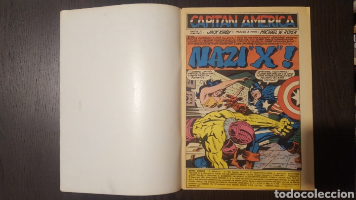 Cómics: Comic - Capitan América núm. 10 (Linea Mundicomics) (Jack Kirby) - Último número - Vertice /Surco - Foto 3 - 223585012