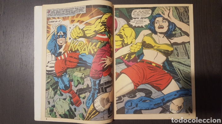 Cómics: Comic - Capitan América núm. 10 (Linea Mundicomics) (Jack Kirby) - Último número - Vertice /Surco - Foto 4 - 223585012