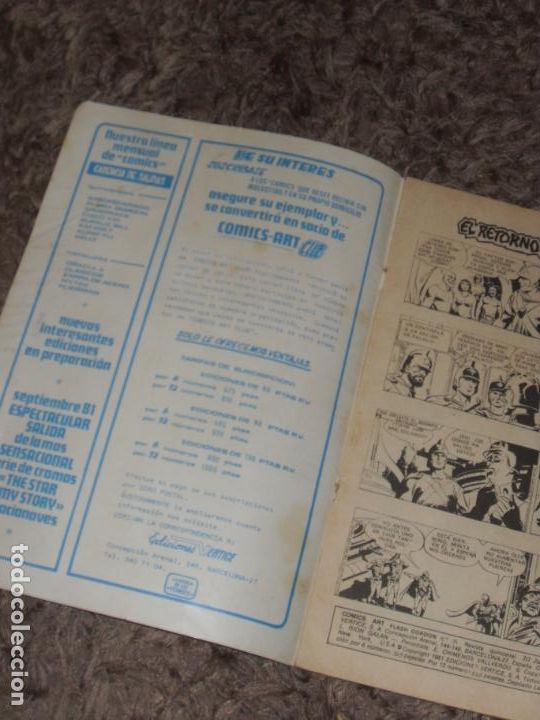C&oacute;mics: FLASH GORDON VOL. 2. N&ordm;. 34. COMICS ART. VERTICE. 1981 - Foto 2