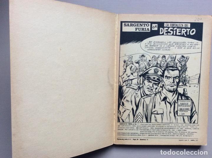 C&oacute;mics: SARGENTO FURIA Volumen 1 n&uacute;mero 6 - Foto 2