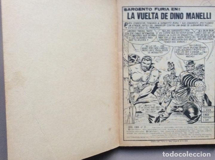 C&oacute;mics: SARGENTO FURIA Volumen 1 n&uacute;mero 21 - Foto 2