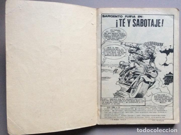 C&oacute;mics: SARGENTO FURIA Volumen 1 n&uacute;mero 24 - Foto 2