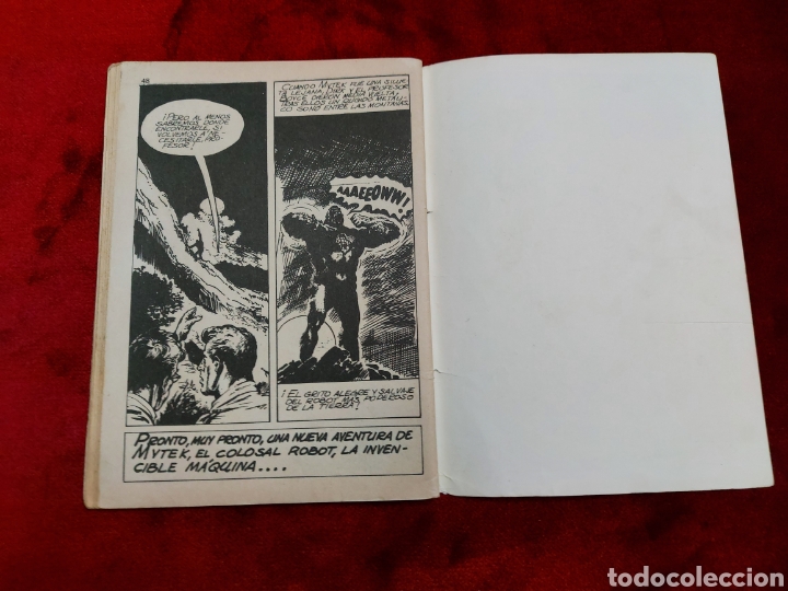 C&oacute;mics: MYTEK COMIC VERTICE GRAPA EL GUERRERO INVULNERABLE NUMERO 17 MYTEK EL PODEROSO 1965 - Foto 8