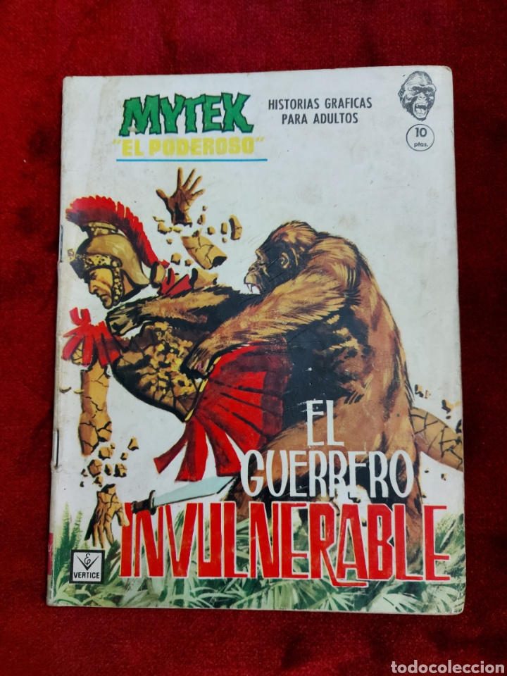 C&oacute;mics: MYTEK COMIC VERTICE GRAPA EL GUERRERO INVULNERABLE NUMERO 17 MYTEK EL PODEROSO 1965 - Foto 1