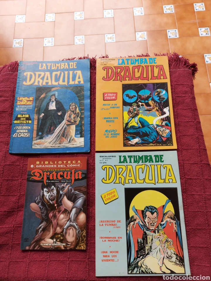 La Tumba de Dracula/la Maldicion de Dracula/terror/escalofrio Mundi Comic Vertice/vampiro