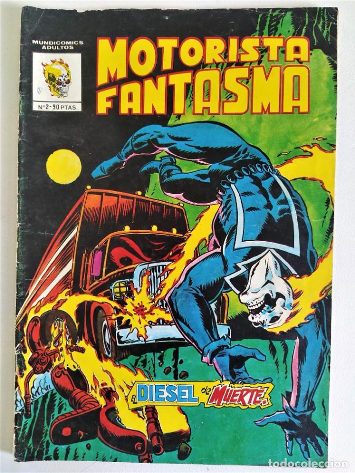 MOTORISTA FANTASMA Nº 2 - EL DIESEL DE MUERTE ~ MARVEL / MUNDICOMICS (1981) (Tebeos y Comics - Vértice - Surco / Mundi-Comic)