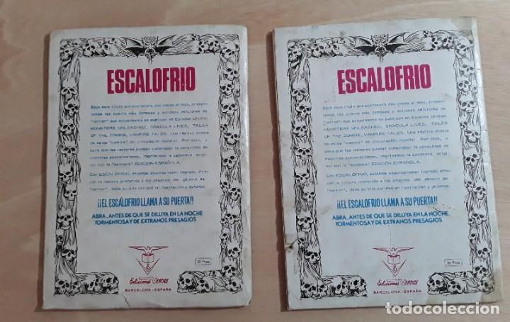 C&oacute;mics: Escalofrios n&deg; 3 y 4 ediciones vertice 1973 - Foto 2