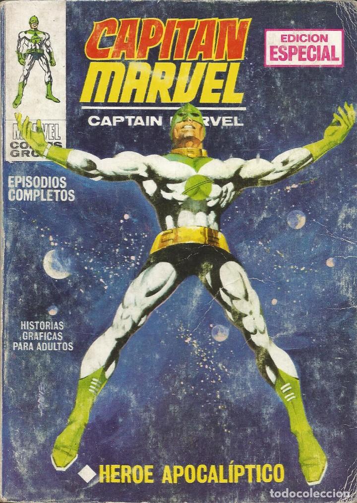 C&oacute;mics: Capit&aacute;n Marvel. V&eacute;rtice V1 A&ntilde;os 70 COMPLETO. Ver estado - Foto 3