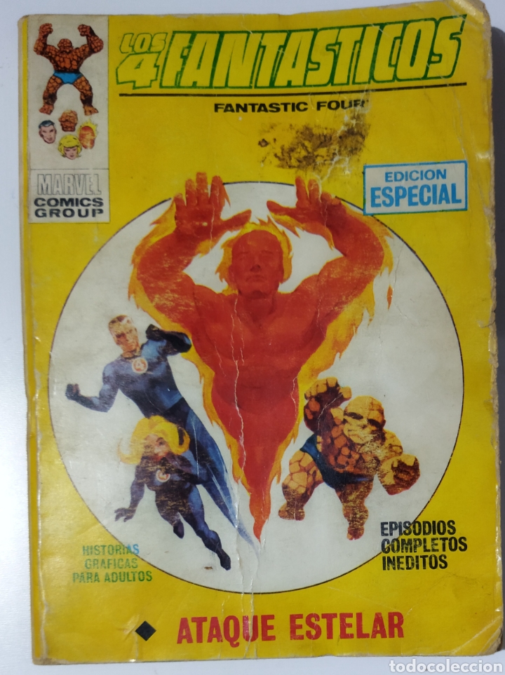 C&oacute;mics: C&oacute;mic los 4 Fantasticos.Ataaque Estelar .Marvel Comics Group. - Foto 1