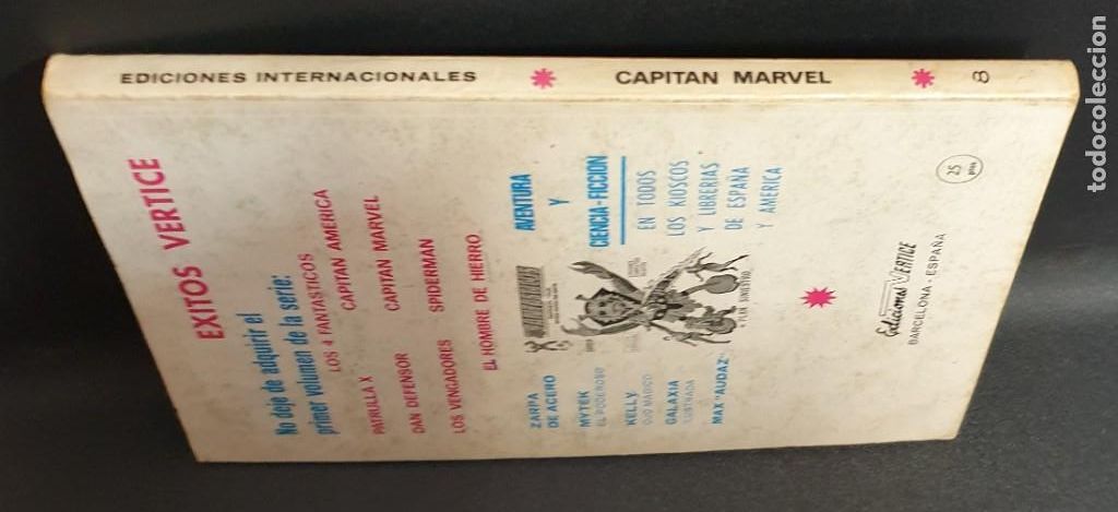 C&oacute;mics: INTERVIENE LA MASA CAPIT&Aacute;N MARVEL CAPTAIN MARVEL N&ordm; 8 EDICIONES V&Eacute;RTICE A&Ntilde;O 1970 - Foto 2