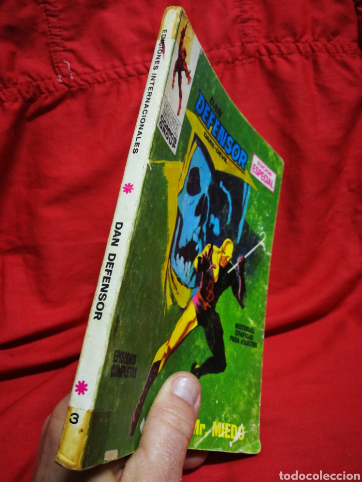 C&oacute;mics: DAN DEFENSOR (DARE-DEVIL)- EDICIONES V&Eacute;RTICE, N&deg;3 (COMICS GROUP), TACO, 1969.DIFICIL!!!. - Foto 5