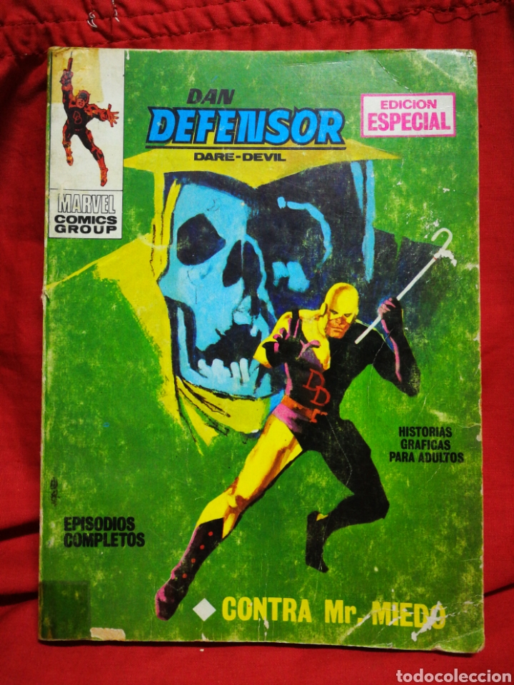 C&oacute;mics: DAN DEFENSOR (DARE-DEVIL)- EDICIONES V&Eacute;RTICE, N&deg;3 (COMICS GROUP), TACO, 1969.DIFICIL!!!. - Foto 1