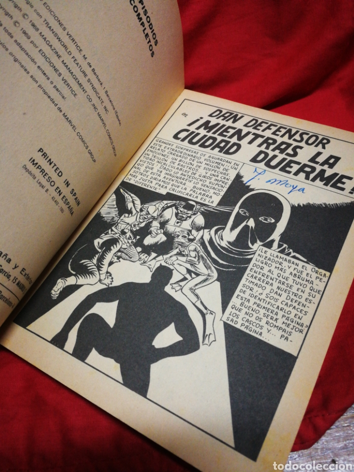 C&oacute;mics: DAN DEFENSOR (DARE-DEVIL)- EDICIONES V&Eacute;RTICE, N&deg;5 (COMICS GROUP), TACO, 1969. - Foto 3