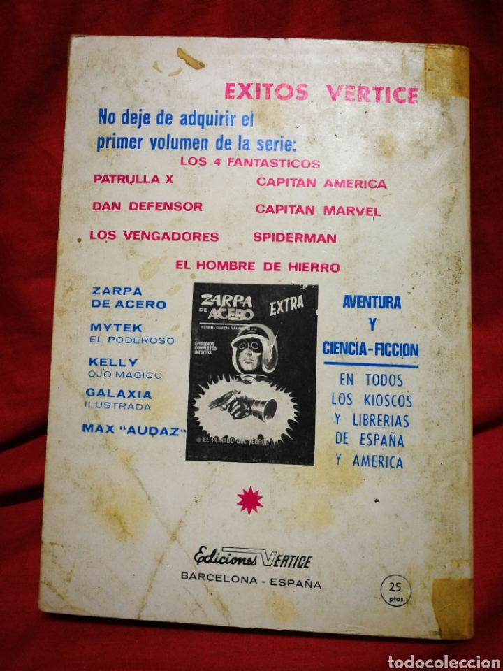 C&oacute;mics: DAN DEFENSOR (DARE-DEVIL)- EDICIONES V&Eacute;RTICE, N&deg;5 (COMICS GROUP), TACO, 1969. - Foto 5