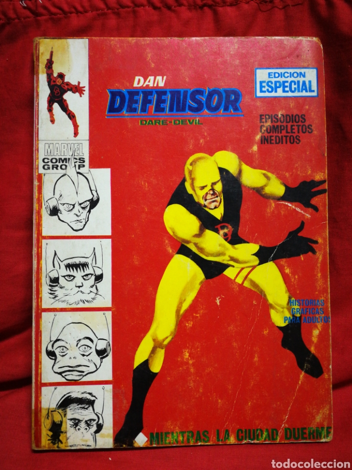 C&oacute;mics: DAN DEFENSOR (DARE-DEVIL)- EDICIONES V&Eacute;RTICE, N&deg;5 (COMICS GROUP), TACO, 1969. - Foto 1