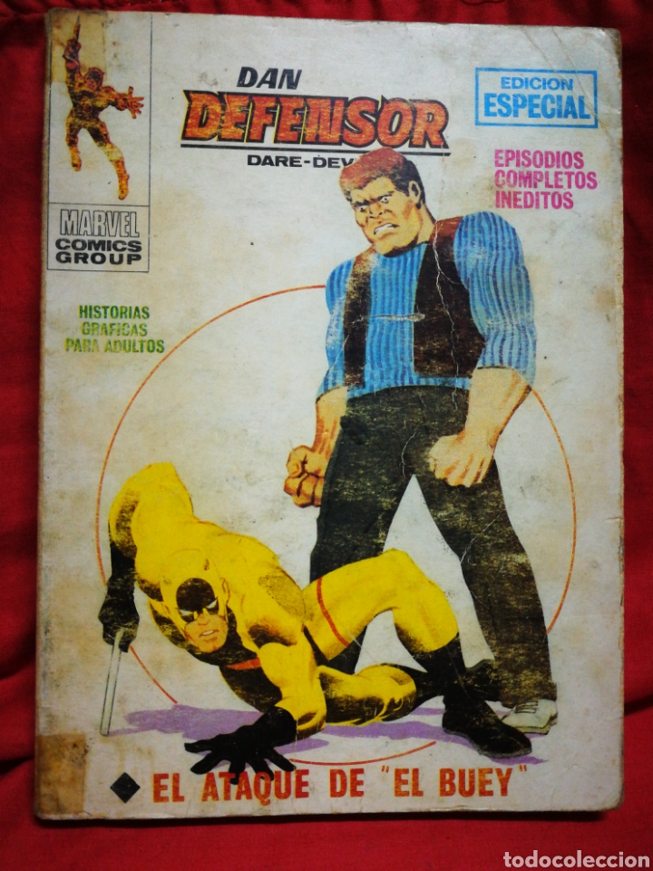 C&oacute;mics: DAN DEFENSOR (DARE-DEVIL)- EDICIONES V&Eacute;RTICE, N&deg;8 (COMICS GROUP), TACO, 1970. - Foto 1