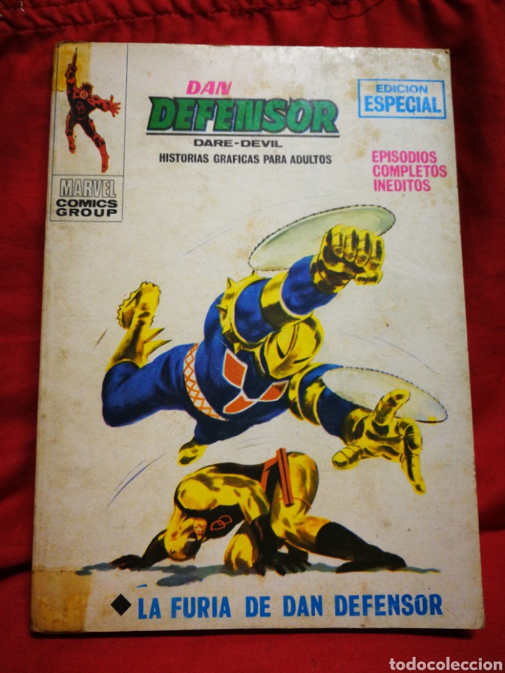 C&oacute;mics: DAN DEFENSOR (DARE-DEVIL)- EDICIONES V&Eacute;RTICE, N&deg;10 (COMICS GROUP), TACO, 1970. - Foto 1
