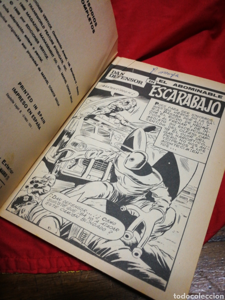 C&oacute;mics: DAN DEFENSOR (DARE-DEVIL)- EDICIONES V&Eacute;RTICE, N&deg;13 (COMICS GROUP), TACO, 1970. - Foto 3