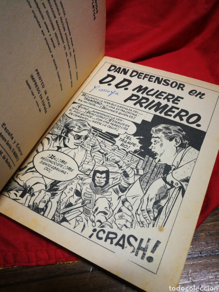 C&oacute;mics: DAN DEFENSOR (DARE-DEVIL)- EDICIONES V&Eacute;RTICE, N&deg;14 (COMICS GROUP), TACO. 1970. - Foto 3