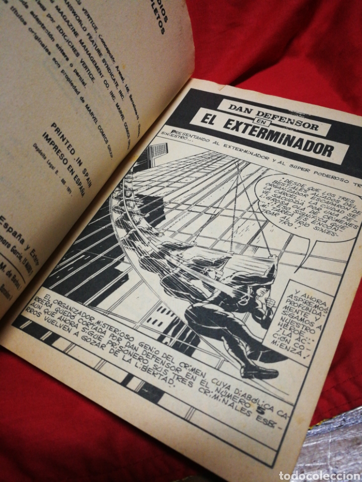 C&oacute;mics: DAN DEFENSOR (DARE-DEVIL)- EDICIONES V&Eacute;RTICE, N&deg;16 (COMICS GROUP), TACO, 1971. - Foto 3