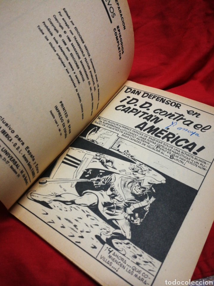 C&oacute;mics: DAN DEFENSOR (DARE-DEVIL)- EDICIONES V&Eacute;RTICE, N&deg;17 (COMICS GROUP), TACO, 1971. - Foto 3
