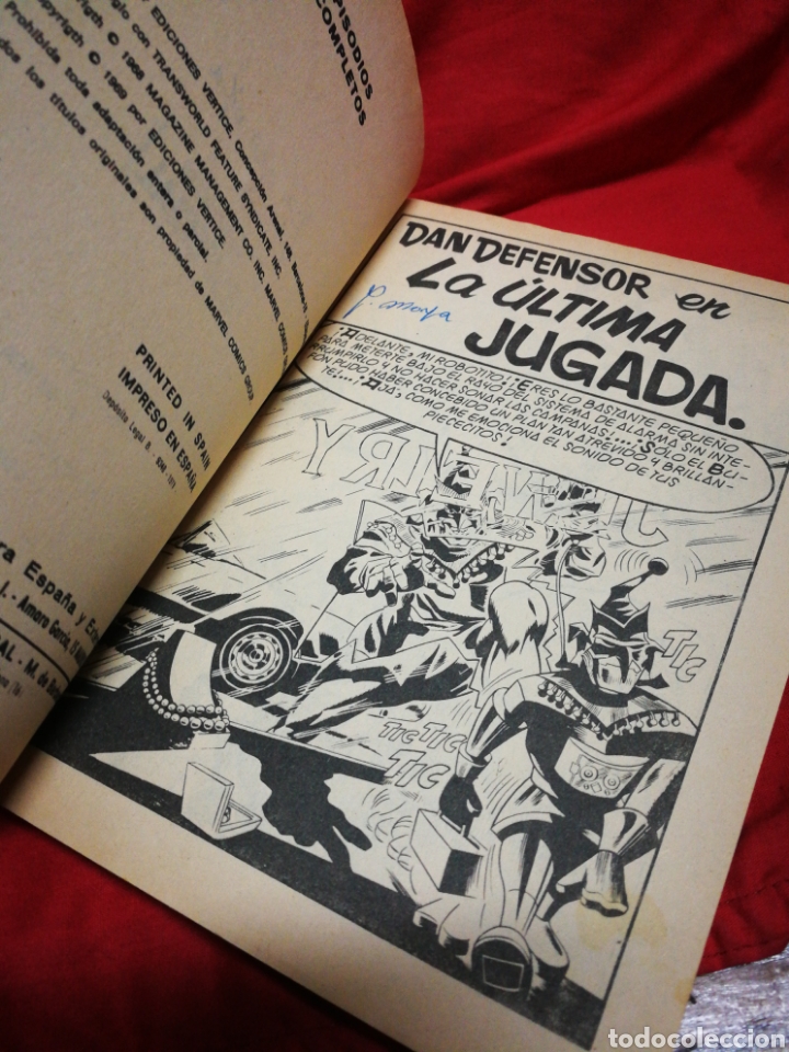 C&oacute;mics: DAN DEFENSOR (DARE-DEVIL)- EDICIONES V&Eacute;RTICE, N&deg;18 (COMICS GROUP), TACO, 1971. - Foto 3