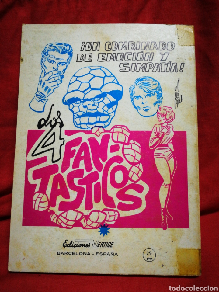 C&oacute;mics: DAN DEFENSOR (DARE-DEVIL)- EDICIONES V&Eacute;RTICE, N&deg;20 (COMICS GROUP), TACO, 1971. - Foto 4