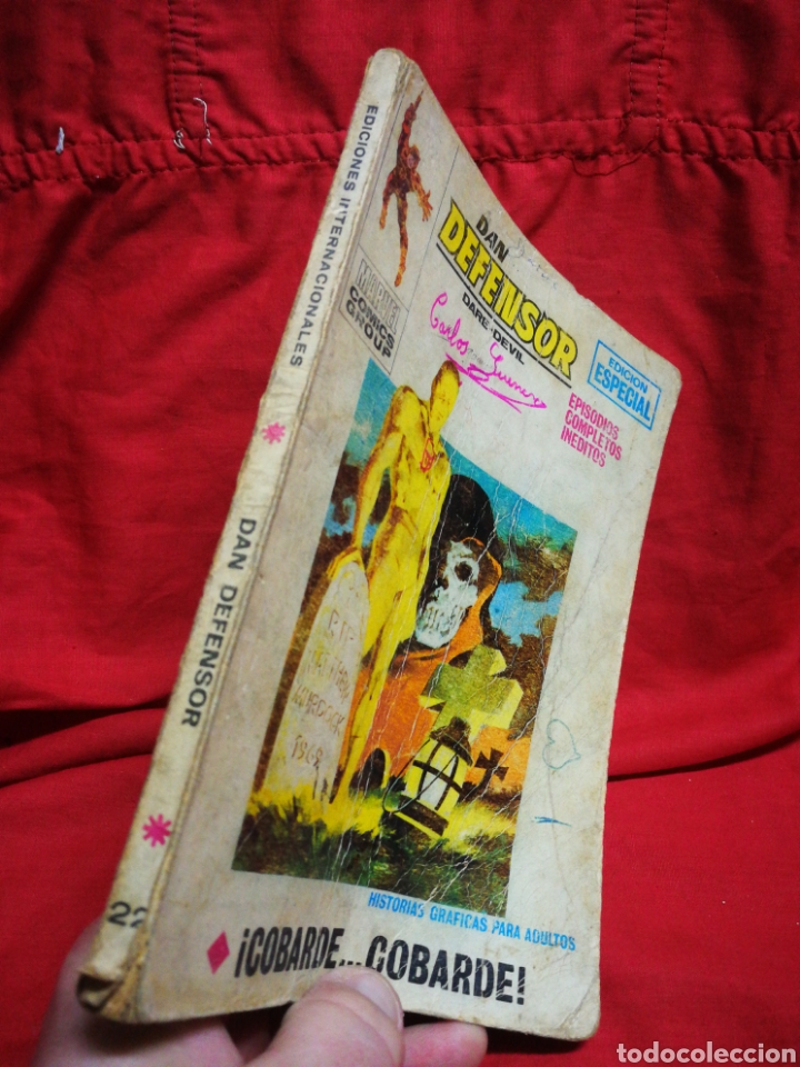 C&oacute;mics: DAN DEFENSOR (DARE-DEVIL)- EDICIONES V&Eacute;RTICE, N&deg;22- C&Oacute;MICS GROUP, ED. ESPECIAL, TACO. 1971 - Foto 5