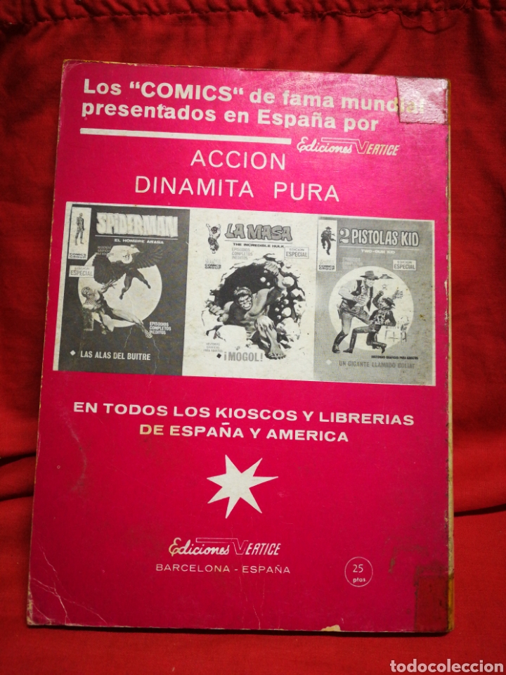 C&oacute;mics: DAN DEFENSOR (DARE-DEVIL)- EDICIONES V&Eacute;RTICE, N&deg;25- C&Oacute;MICS GROUP, ED. ESPECIAL, TACO. 1971 - Foto 4