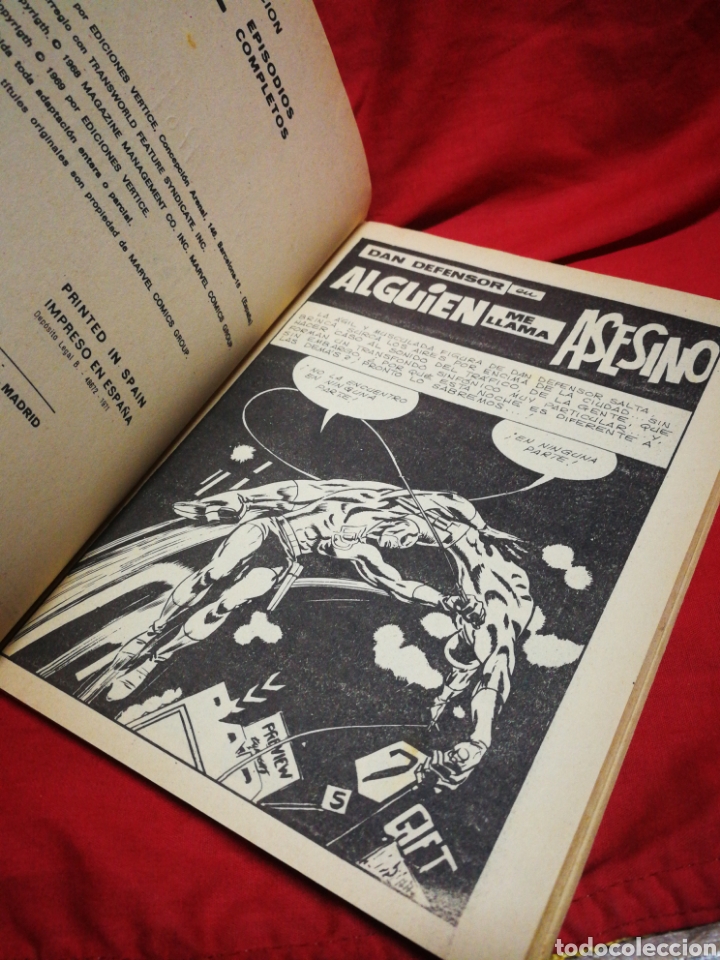 C&oacute;mics: DAN DEFENSOR (DARE-DEVIL)- EDICIONES V&Eacute;RTICE, N&deg;27- C&Oacute;MICS GROUP, ED. ESPECIAL, TACO. 1971 - Foto 3