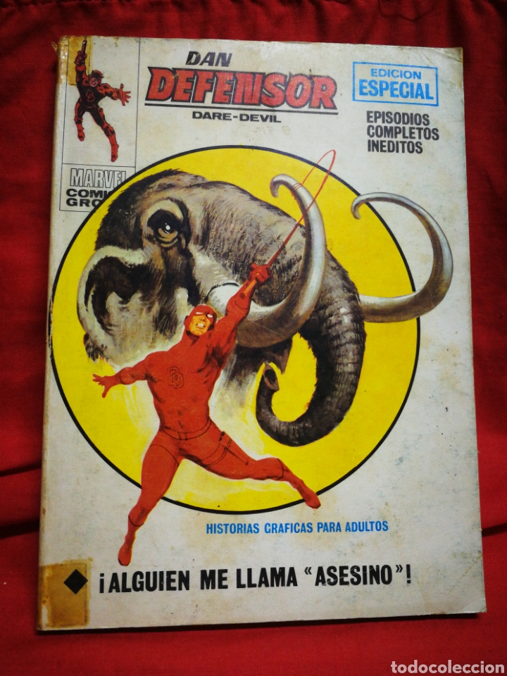 C&oacute;mics: DAN DEFENSOR (DARE-DEVIL)- EDICIONES V&Eacute;RTICE, N&deg;27- C&Oacute;MICS GROUP, ED. ESPECIAL, TACO. 1971 - Foto 1