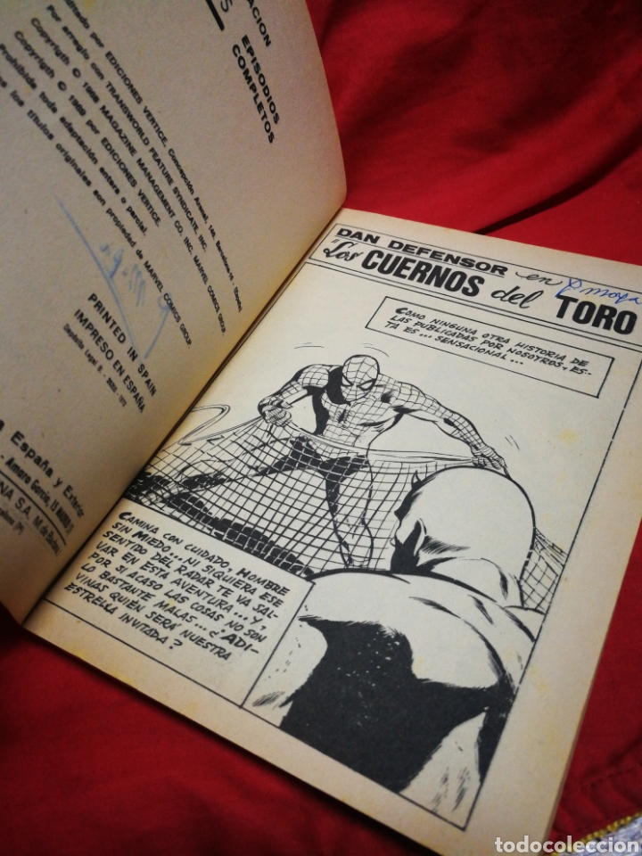 C&oacute;mics: DAN DEFENSOR (DARE-DEVIL)- EDICIONES V&Eacute;RTICE, N&deg;33- C&Oacute;MICS GROUP, ED. ESPECIAL, TACO. 1972 - Foto 3