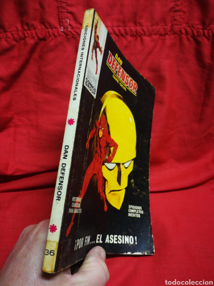 C&oacute;mics: DAN DEFENSOR (DARE-DEVIL)- EDICIONES V&Eacute;RTICE, N&deg;36- C&Oacute;MICS GROUP, ED. ESPECIAL, TACO. 1972 - Foto 5