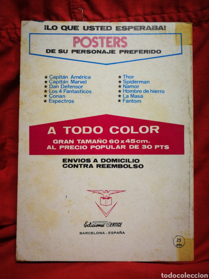 C&oacute;mics: DAN DEFENSOR (DARE-DEVIL)- EDICIONES V&Eacute;RTICE, N&deg;38- C&Oacute;MICS GROUP, ED. ESPECIAL, TACO. 1972 - Foto 4