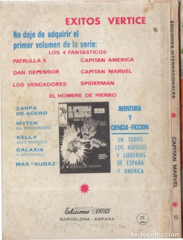 C&oacute;mics: VERTICE V.1 CAPITAN MARVEL N&ordm; 5 TITULO: CONTRA EL ASESINO - Foto 2