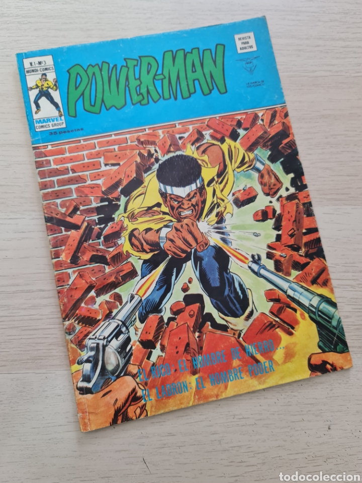 C&oacute;mics: MUY BUEN ESTADO POWER-MAN 3 POWERMAN COMICS VERTICE - Foto 1