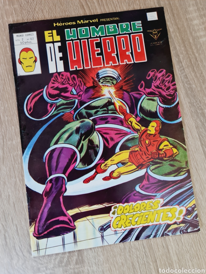 C&oacute;mics: EXCELENTE ESTADO H&Eacute;ROES MARVEL 62 VOL II EL NOMBRE DE HIERRO COMICS VERTICE - Foto 1