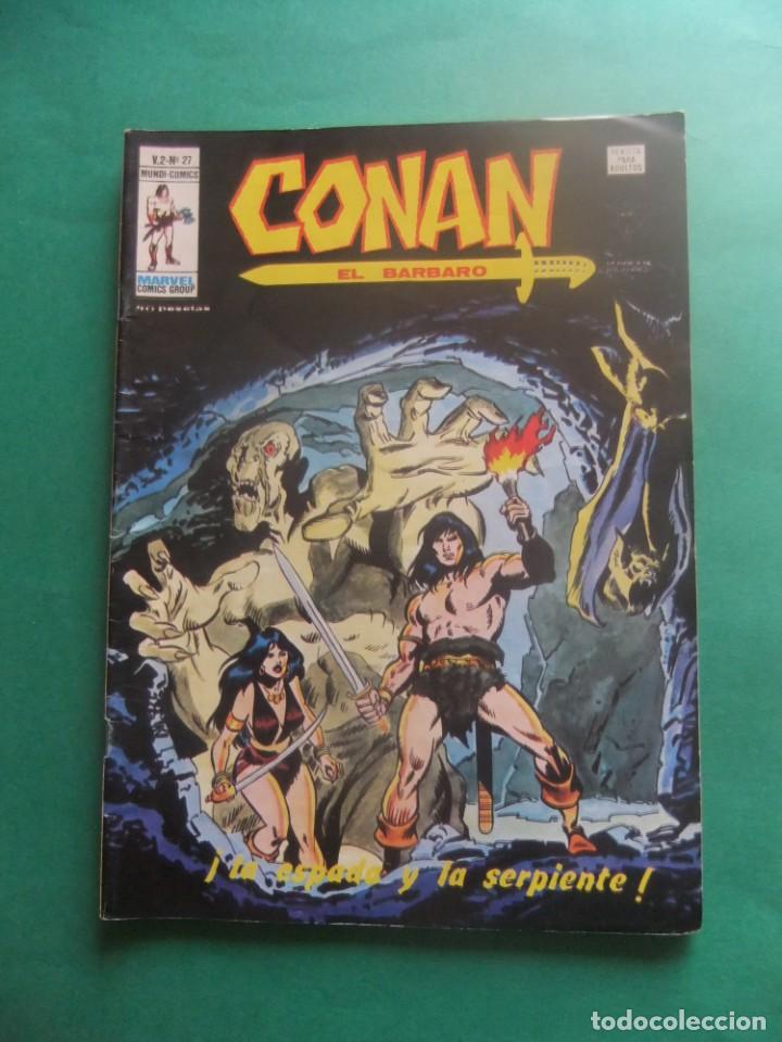 C&oacute;mics: CONAN EL BARBARO V.2 N&ordm; 27 EDICIONES VERTICE - Foto 1