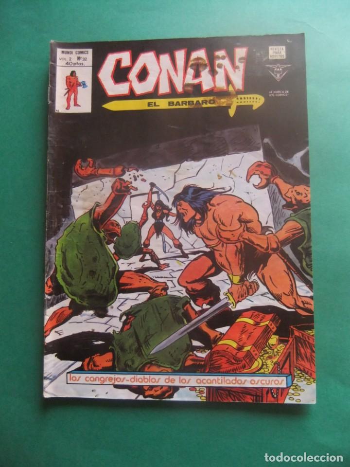 C&oacute;mics: CONAN EL BARBARO V.2 N&ordm; 32 EDICIONES VERTICE - Foto 1