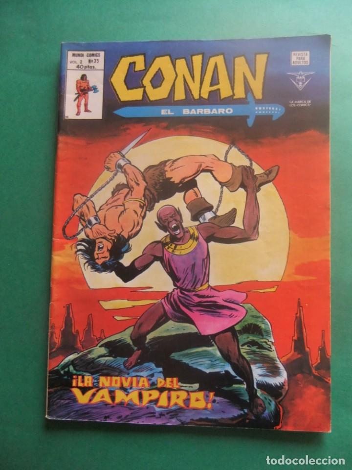 C&oacute;mics: CONAN EL BARBARO V.2 N&ordm; 35 EDICIONES VERTICE - Foto 1