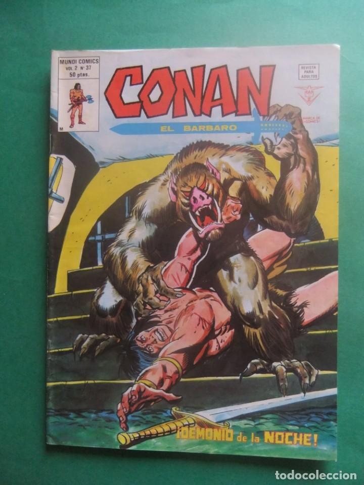 C&oacute;mics: CONAN EL BARBARO V.2 N&ordm; 37 EDICIONES VERTICE - Foto 1