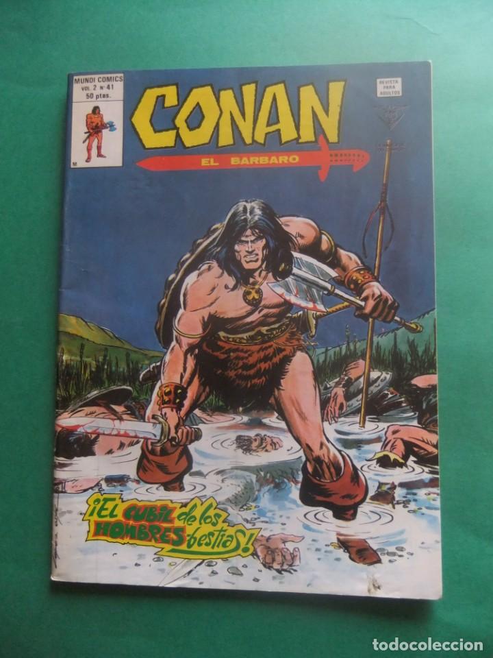 C&oacute;mics: CONAN EL BARBARO V.2 N&ordm; 41 EDICIONES VERTICE - Foto 1