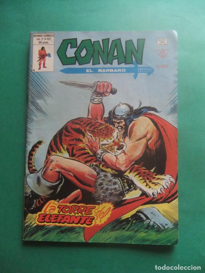 C&oacute;mics: CONAN EL BARBARO V.2 N&ordm; 42 EDICIONES VERTICE - Foto 1