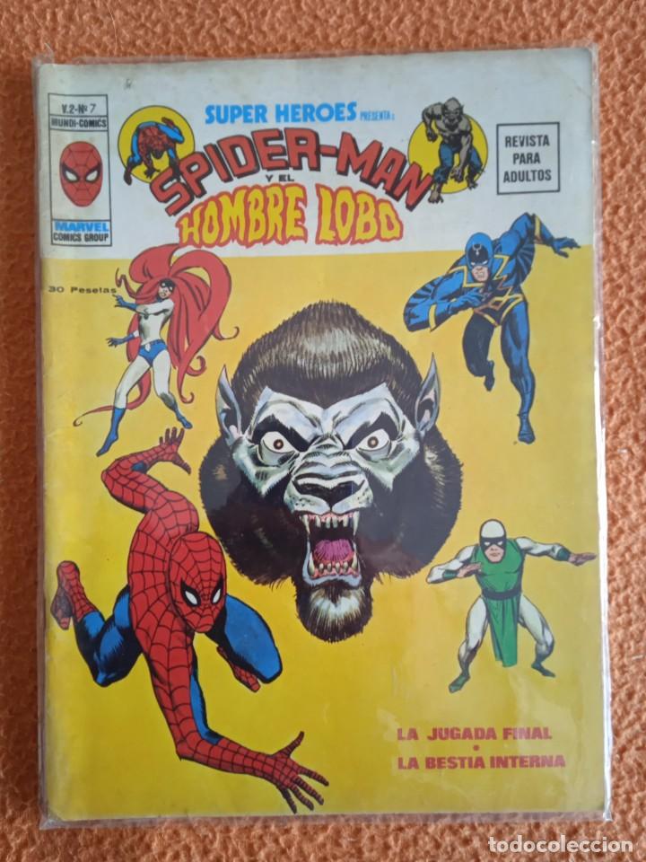 C&oacute;mics: SUPER HEROES V2 7 SPIDER-MAN Y EL HOMBRE LOBO - Foto 1