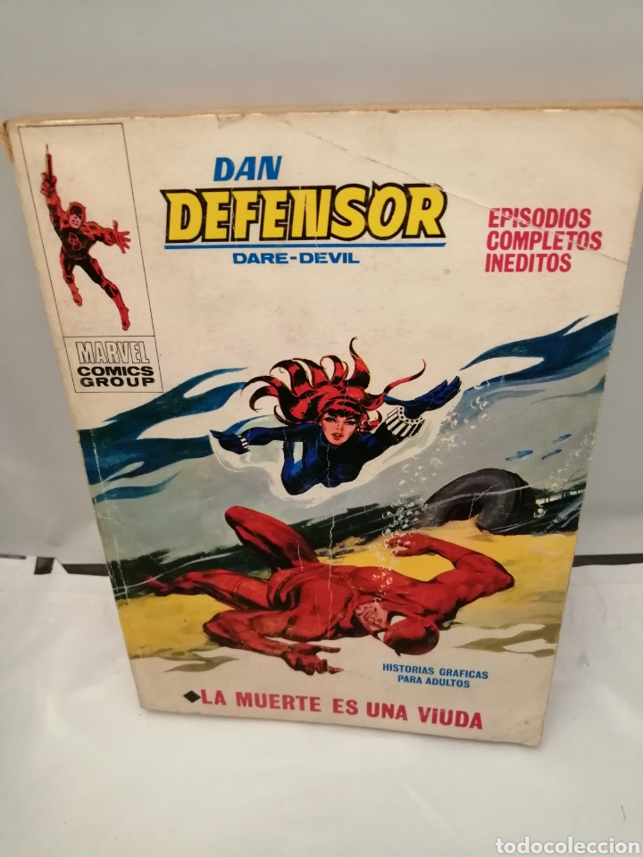 C&oacute;mics: DAN DEFENSOR (MARVEL COMICS GROUP) 35: LA MUERTE ES UNA VIUDA (PRIMERA EDICI&Oacute;N) - Foto 1