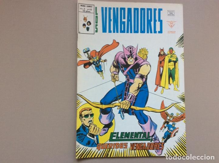 C&oacute;mics: LOS VENGADORES VOLUMEN 2 N&Uacute;MERO 43 - Foto 1