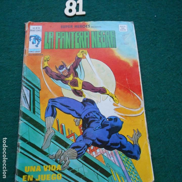 C&oacute;mics: LA PANTERA NEGRA N&ordm; 81 1977 VERTICE - Foto 1