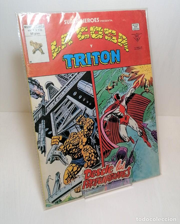 C&oacute;mics: Comic la cosa y trit&oacute;n: desde las profundidades edit. vertice - Foto 1